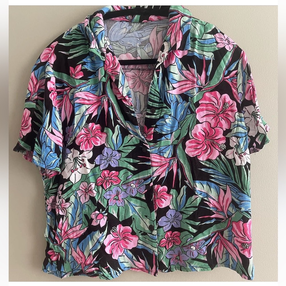Hibiscus Floral Top